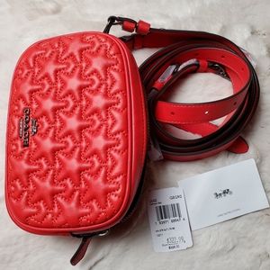 Coach Convertible Belt Bag With Mini Star Qu